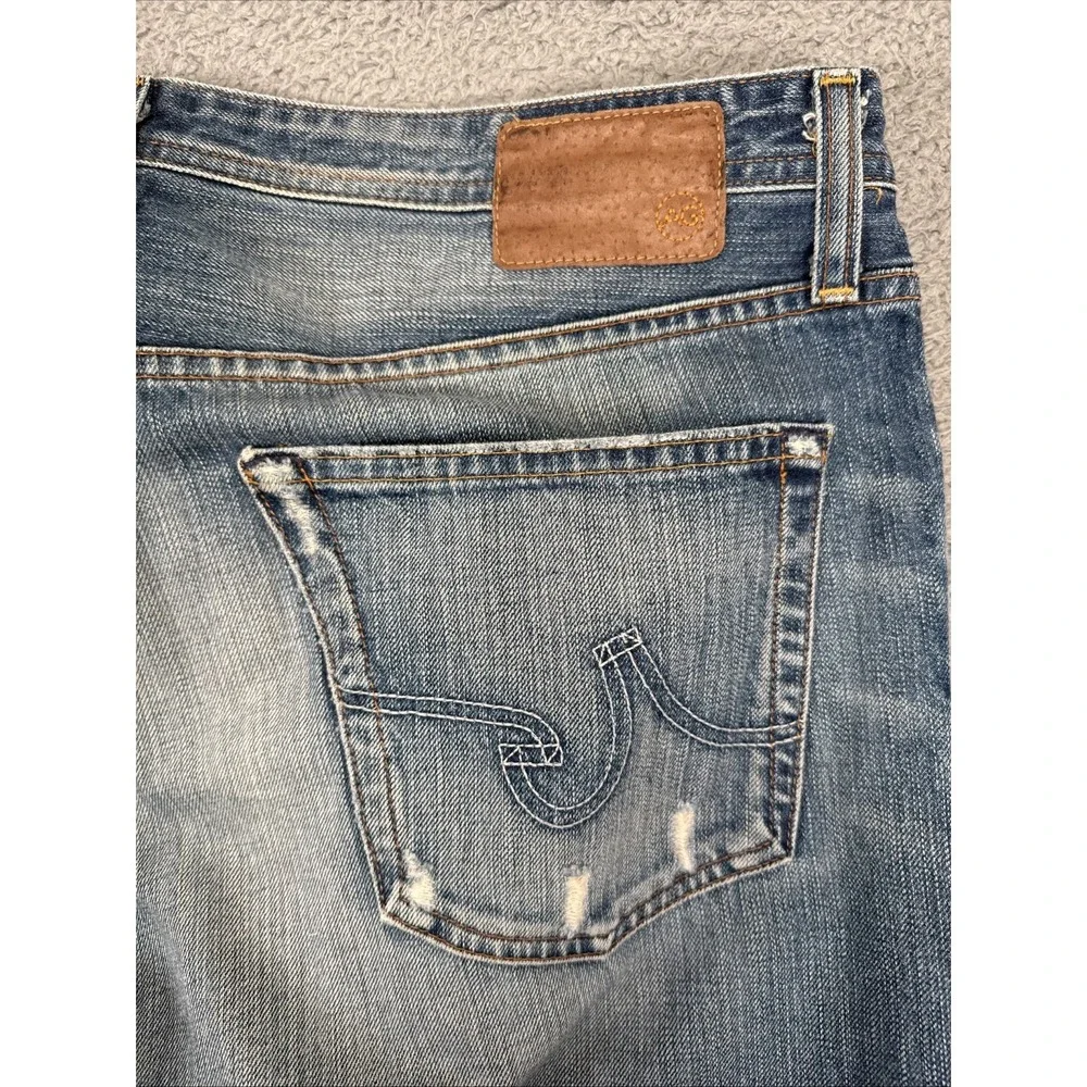AG ADRIANO‎ GOLDSCHMIED Jeans Mens 34 (fit 36x34) Protege Distress Whiskers USA